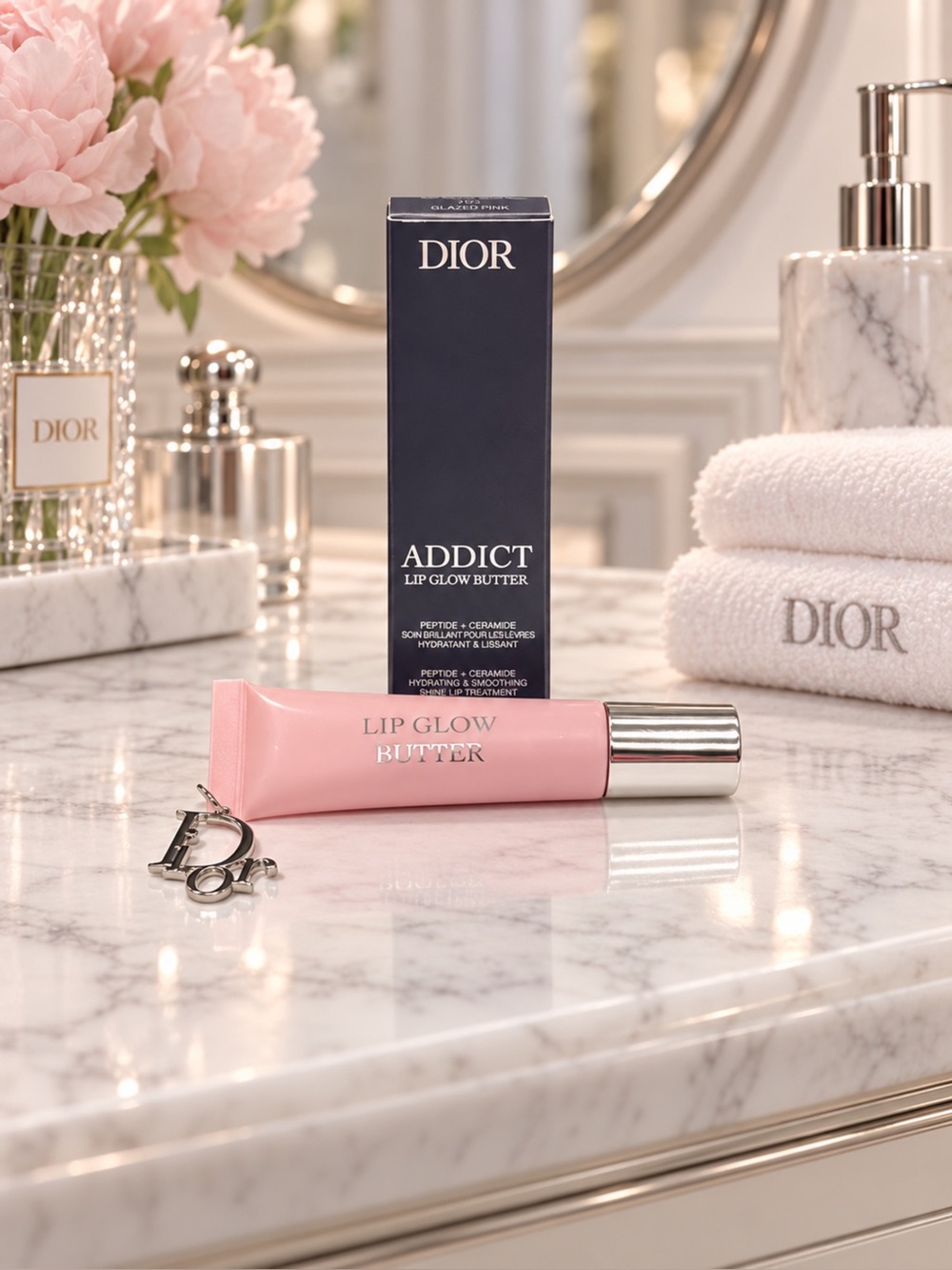 Dior Addict Lip Glow Butter – Soft Pink Hydrating Lip Balm